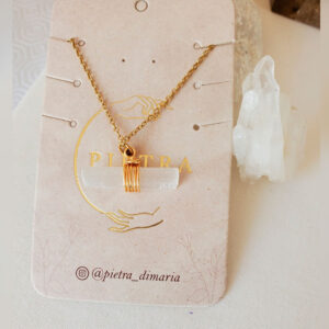 Collar Calma - Selenita 6 y 7 Chakra