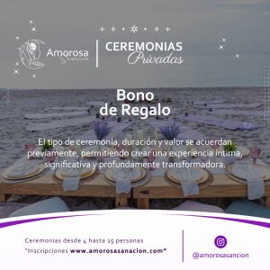 Bono Ceremonia Privada